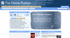 Desktop Screenshot of freechristianresources.org