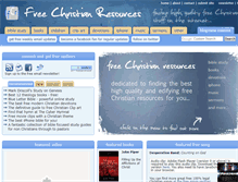 Tablet Screenshot of freechristianresources.org